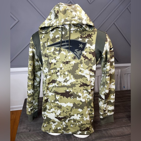 Nike NEW ENGLAND PATRIOTS Salute To Service NFL Team Hooded Sweatshirt Men's L - Picture 1 of 6